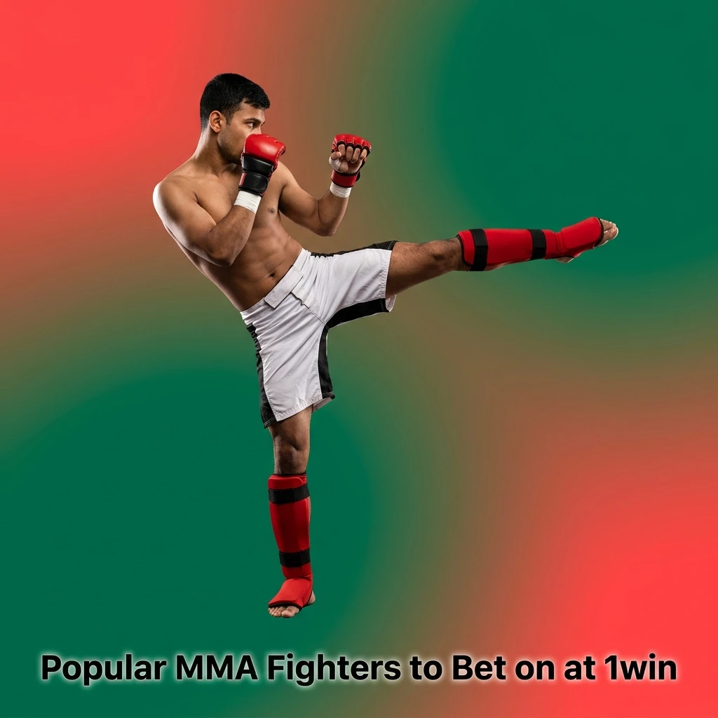 Popular MMA fighters to bet on at 1win including Islam Makhachev, Jon Jones, Alex Pereira and Conor McGregor